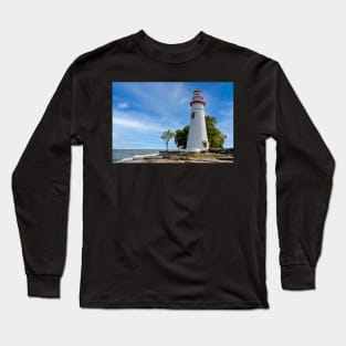 A View At Marblehead Lighthouse Long Sleeve T-Shirt